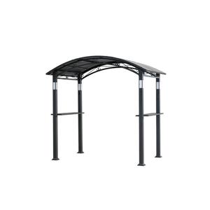 Abril-soleil pour barbecue avec DEL de Sunjoy, 8'x5', noir