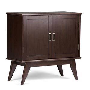 Petite armoire de rangement d'époque Draper, brun châtain