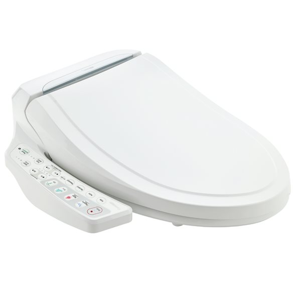 Cleantouch Bidet UB6235 Electronic Bidet Toilet Seat for Elongated with  Side Panel Remote in White UB-6235-EL