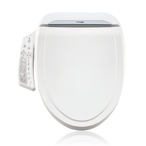 Cleantouch Bidet UB6235 Electronic Bidet Toilet Seat for Elongated with Side Panel Remote in White