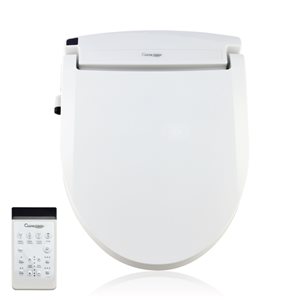Cleantouch Bidet CT2100R Electronic Bidet Toilet Seat for Elongated with Remote Control in White
