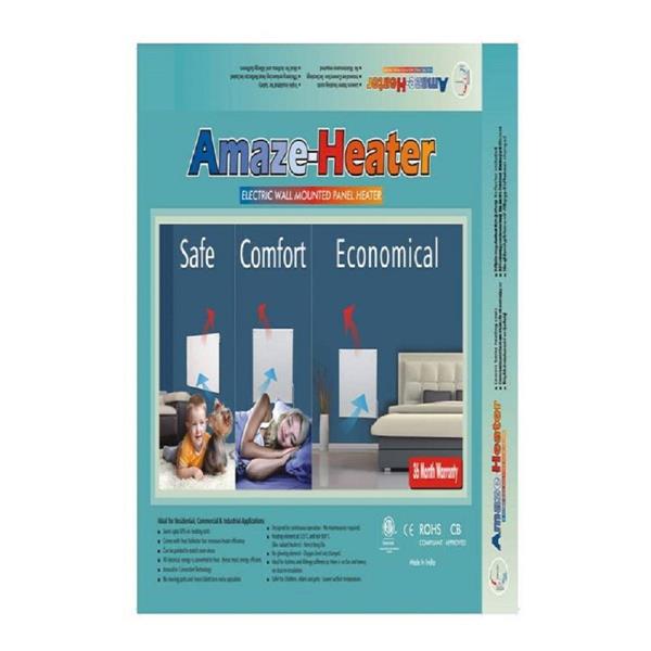 Amaze Heater 600-Watt Ceramic Electric Panel Room Heater