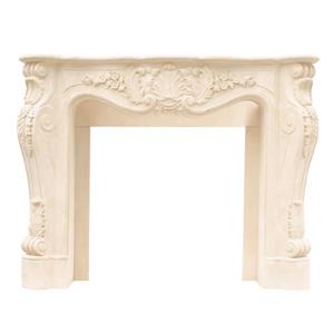 Historic Mantels Limited Louis Fireplace Mantel Ivory