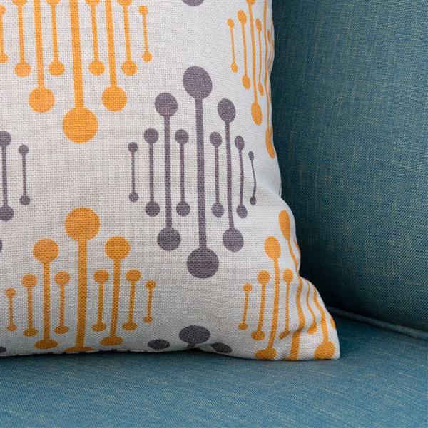 Starsong Kavala 6 pc Grey & Blue Outdoor Sectional Seating Set