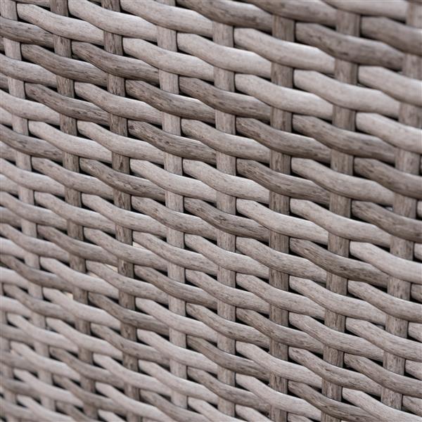 Starsong Kavala 6 pc Grey & Blue Outdoor Sectional Seating Set