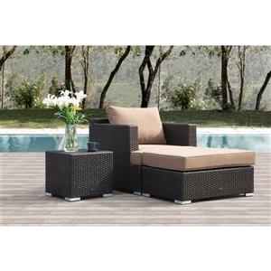 Ensemble de fauteuils extérieurs Havana de Starsong, 3 mcx