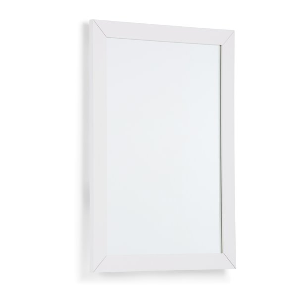 Simpli Home Cape Cod Bath Vanity Décor 22-in x 30-in Off White Mirror ...