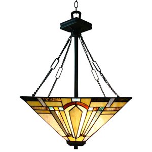 Fine Art Lighting Ltd. Tiffany-Style Hanging Light