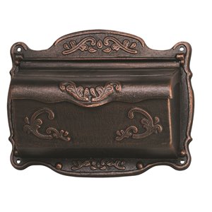 Fine Art Lighting Ltd. Bronze Ornate Wall Mounted Mailbox