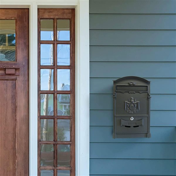 Fine Art Lighting Ltd. Black Aluminum Mailbox