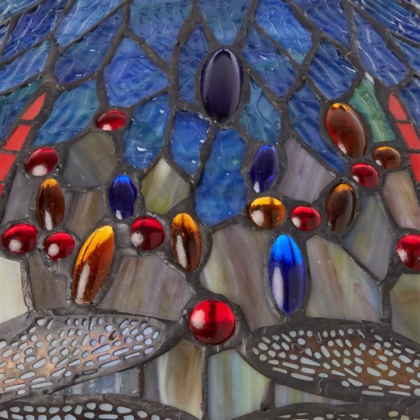 Fine Art Lighting Ltd. Tiffany 62-in Bronze Dragonfly Floor Lamp