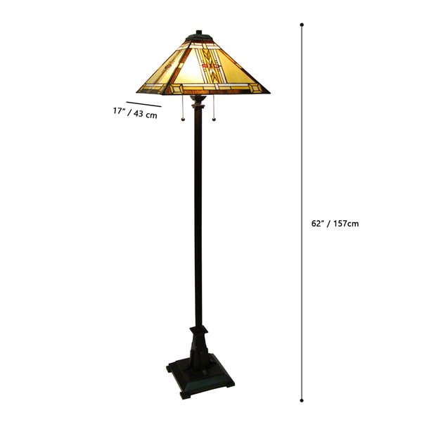Fine Art Lighting Ltd. Tiffany Style Floor Lamp