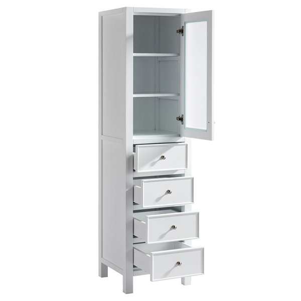 GEF Linen Cabinet Madrid, White