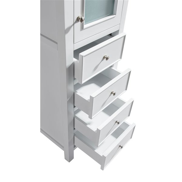 GEF Linen Cabinet Madrid, White