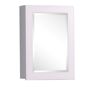 Medicine Cabinet - Cape Town - 6-in x 20-in x 28-in - White