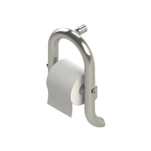 Invisia Collection Brushed Stainless Wall Toilet Roll Holder