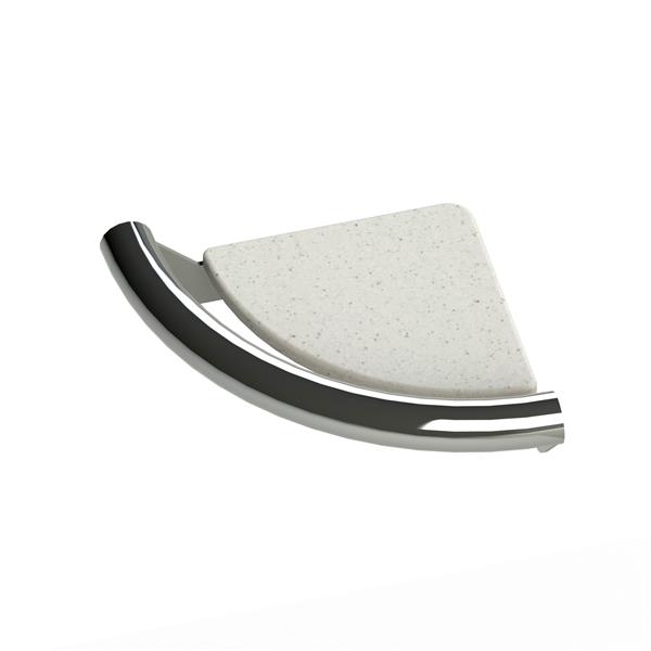 INVISIA Polished Chrome Corner Shelf