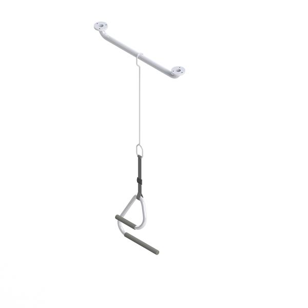 HEALTHCRAFT E2™ 24-in White Ceiling Mount Trapeze