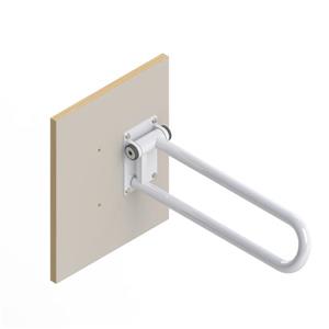 HealthCraft Products PT Rail™ Off White Wood Wall Plate Bathroom Safety Accessory