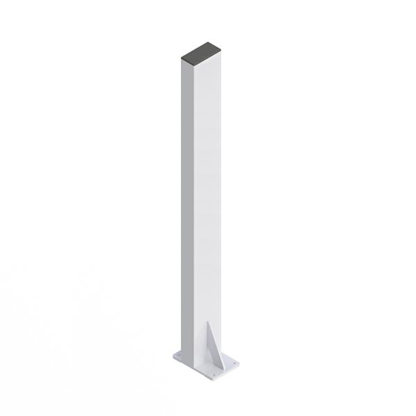 HealthCraft Products P.T. Rail™ White Floor Mast