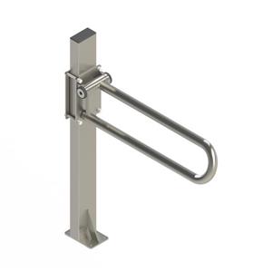 HealthCraft Products P.T. Rail™ Brushed Stainless Floor Mast