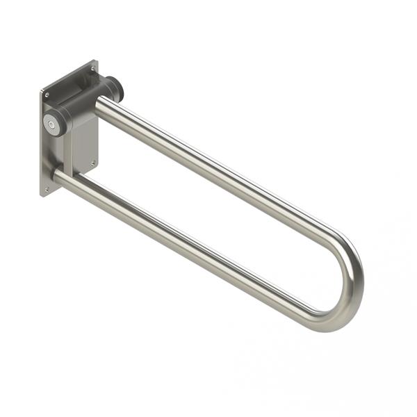 PT Rail(MC) à charnière HealthCraft, côté droit, 32 po, inox