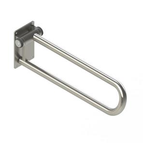 HealthCraft Products PT Rail™ 28-In Stainless Bathroom Safety Accessory With Hinged Left Side