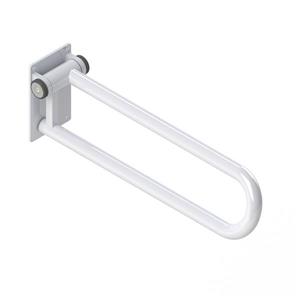 HealthCraft Products PT Rail™ 28-in White Bathroom Safety Accessory With Hinged Right Side