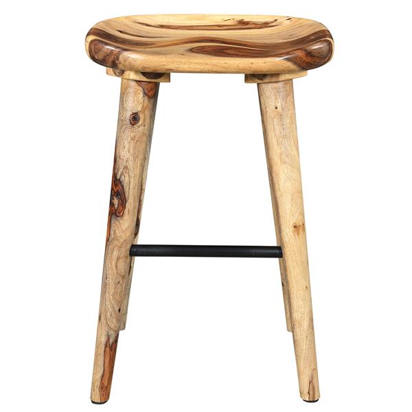 Worldwide Home Furnishings Natural Wood, 26 Wooden Counter Stools