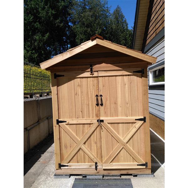 Cedarshed Rancher 6-ft x 9-ft Cedar Storage Shed