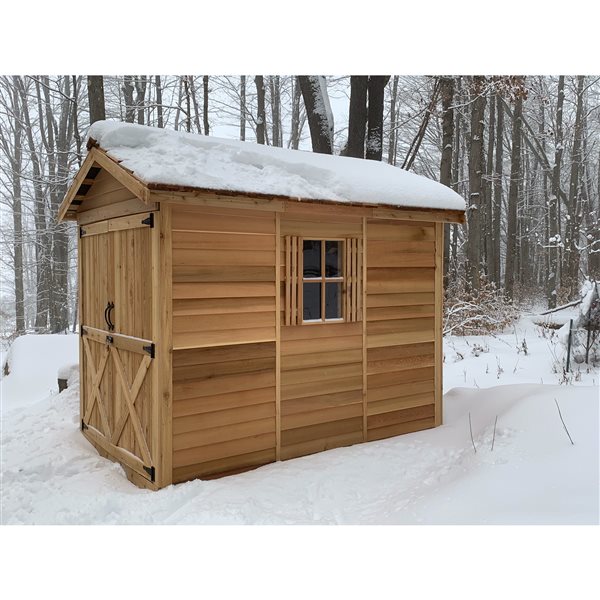 Cedarshed Rancher 6-ft x 9-ft Cedar Storage Shed