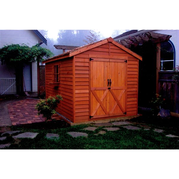 Cedarshed Rancher 8-ft x 10-ft 100% western red cedar Storage Shed