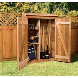 Cedarshed Gardener  2-ft x 4-ft Red Cedar Storage Shed 2-Door