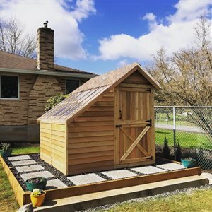 Cedarshed Sunhouse 8-ft x 8-ft Cedar Storage Shed