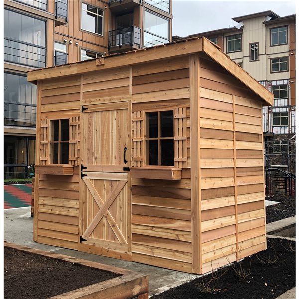 Cedarshed Studio9-ft x 6-ft Cedar Storage Shed