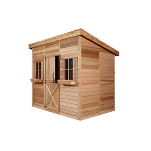 Cedarshed Studio9-ft x 6-ft Cedar Storage Shed