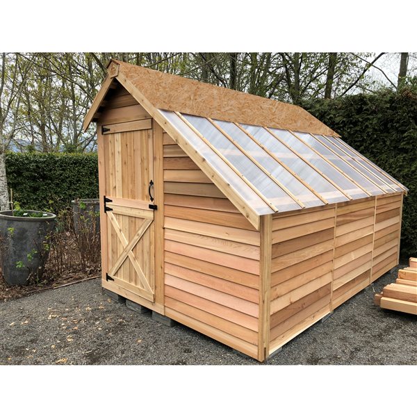 Image of Cedarshed | Sunhouse 8-Ft X 12-Ft Cedar Storage Shed | Rona