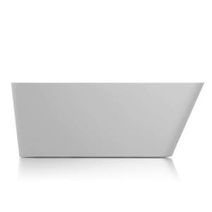 Jade Bath Missouri 67-in White  One Piece Freestanding Tub