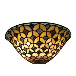 2-Light Tiffany-Style Wall Sconce - 8
