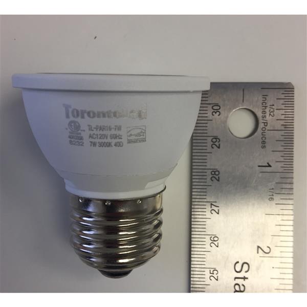 TorontoLed Bulb - PAR16 - 7 W - 3000 K -10-pack