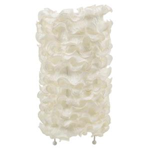 Lumisource Lace 10-in x 18-in with Cream Silk Shade Table Lamp