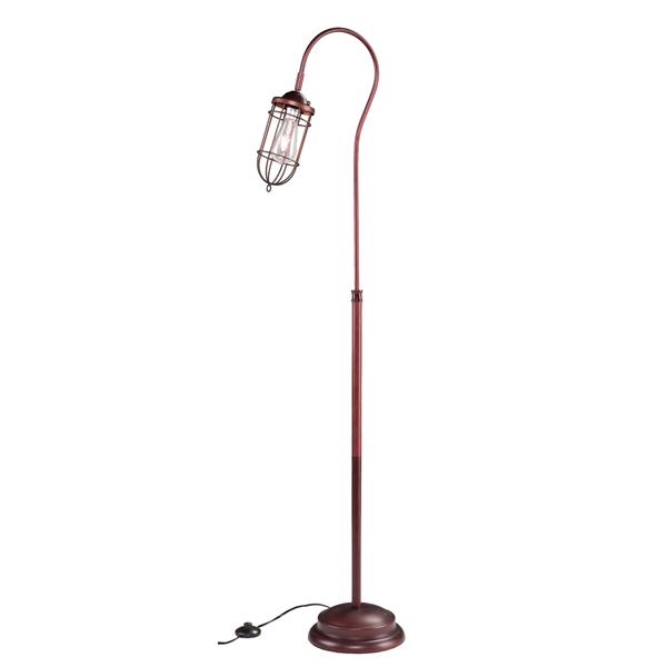 P W Design Madrid 71 25 In Bronze Retro Style Floor Lamp