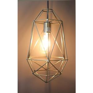 P.W Design Saturn 10-In Antique Brass Metal 1-Light Pendant