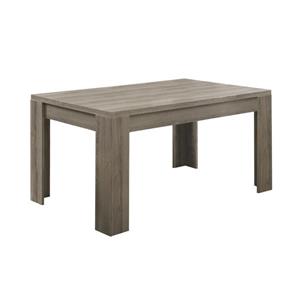 Monarch Specialties Monarch 59-in x 30.5-in Composite Taupe Dining Table