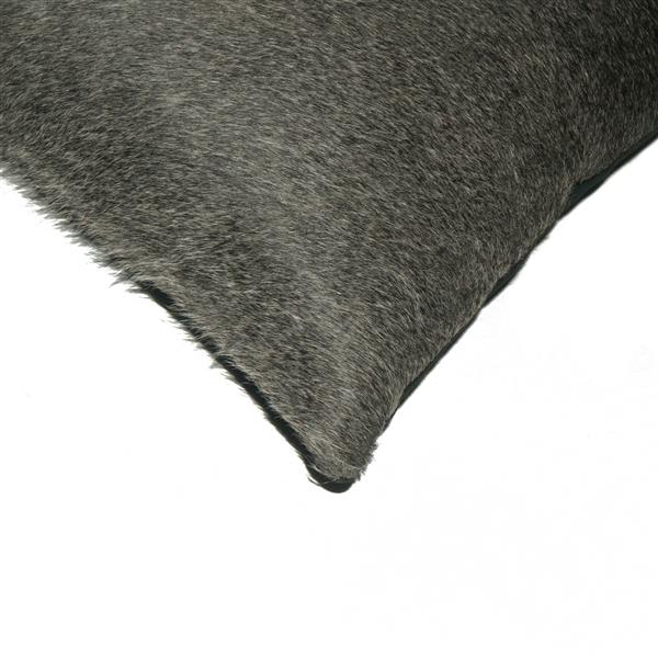 Natural by Lifestyle Brands 12-in x 20-in Gray and White Kobe Cowhide Pillow (2 Pack)