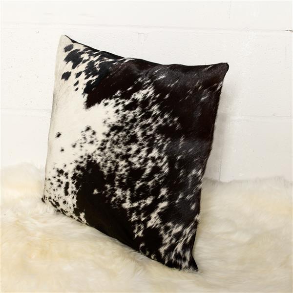 Cowhide accent outlet pillows