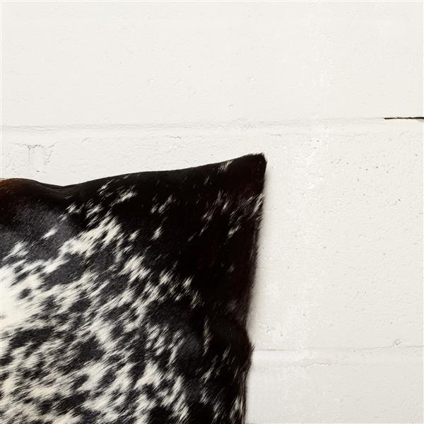 Black and white cowhide pillows sale