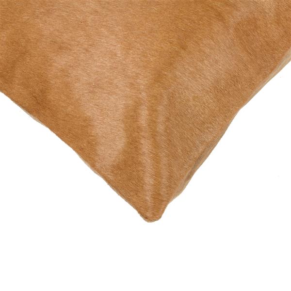 Natural by Lifestyle Brands 18-in Tan Torino Cowhide Pillow (2 Pack)