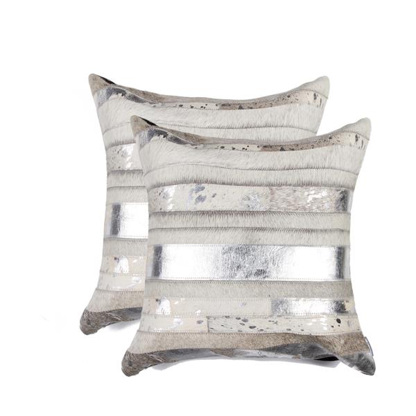 grey throw pillows set of 2