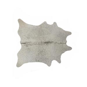 Natural by Lifestyle Brands 6-ft x 7-ft Light Grey Exotic Cowhide Area Rug